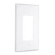 TayMac WJW-R White 1 Gang Rocker / Gfi Wall Plate