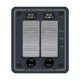 Blue Sea Systems 8664 Contura Water-Resistant DC Panel - Bilge Pump Control 2...