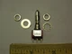 C&K 7101K2ZQE SPDT On-None-Off Locking Lever Miniature Toggle Switch