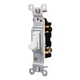 GE Grounding Toggle Switch, Single Pole, In Wall On/Off Fan & Light Switch Re...