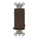 Leviton 20 Amp Decora Plus Commercial Grade 3-Way Rocker Switch, Brown 5623-2