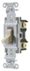 CS120I - Hubbell 20A 120-277V Single Pole Toggle Switch Ivory Specification Grad