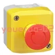 1 PC Schneider XALK178H7 yellow control station red mushroom head push button1NC