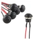 12mm Momentary Push Button Switch DGZZI 6PCS DC 12V 3A Black Mini Round 