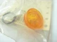198637 Old-Stock; Square D 9001A-9 Plast Domed Lens Cap Amber