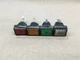 Lot Of 4 Fuji AH165-ZT Orange Red Green White Pilot Indicator Lamp (24V) #57E12