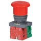 Dayton Emergency Stop Push Button, 22 mm, 1NO/1NC, Red 30G250 Dayton 30G250 22