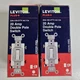 Leviton CS220-2WS 20 Amp Double Pole Switch White 120/277V Lot of 2 New