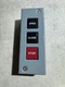 3 Button Open-Close-Stop Access Control Station Commercial Garage Door Wall Nema