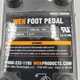 WEN WA0392 120V 15-Amp Momentary Power Foot Pedal Switch