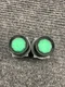 Used Lot of 2 FUJI  AR30G3L Green Push button switch
