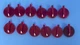 Square D 9001-R8 Red Selector Switch Knob [Lot of 12]