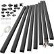 Yecaye 125in Cord Hider, Large Covers for Wires on 125*1.18*0.6in, Black 