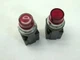 Furnas 52PA4E2 Pilot Red Light 120VAC/VDC Lot of 2