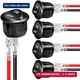 Twidec/5Pcs 12V Round Rocker Switch AC 6A/250V 10A/125V SPST 2 Pin 2 Position On