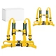 DING.PAI 2pcs 4 Point Bucket Racing Harness with Push Button Release, 3" Wide...