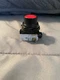 C-H Eaton 10250T 91000T  Non-illuminated 120 V Push Button Switch Red