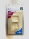 Leviton Decora Illuminated Slide Dimmer w/ Preset Switch 600W Ivory 6631-P - NEW