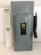 SQUARE D HU363 100 AMP 600 VOLT 3 PHASE N/FUSED INDOOR DISCONNECT..D-1604