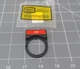 NEW Clippard Minimatic PL-03 Push Button Stop Red Legend Plate Plastic Label