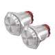 (Pack of 2) APIELE 19mm Latching Push Button Switch Waterproof Stainless...