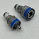 (Pair) Swagelok QC4 Key 5 Quick Connect Blue Fitting, Male 1/4" NPT Connection