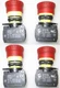 4 X KEDU HY57B Round Button Switch 125V/250V 18A/12A