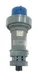 Mennekes ME460P9W-1109 Watertight 3-Phase Pin & Sleeve Plug 250VAC 60A 4W