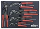 Wiha 34691 5 Piece Classic Grip Adjustable Water Pump Pliers Tray Set