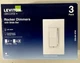 Leviton Decora+ 3-Pack DSL06-3PW Rocker Dimmers with Slide Bar