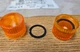 9001A7 SQUARE D AMBER PUSH BUTTON LENS FOR SELECTOR  SWITCH LOT OF 2 NEW