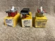 3 NEW HUBBELL SWITCHES 2 TOGGLE 1 ROCKER, 1224-I HBL1223W 2121 BLACK