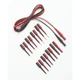 1PK POMONA FLUKE ELECTRONICS 6481 Test Connector Adapter Set, Modular Test