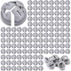 Sintuff 200 Pcs 3/8 In. - 1/2 In. Non Metallic Button Bulk Push in Electrical Wi