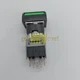 1PCS Fuji Green Illuminated Button AH164-TL AH164TL New