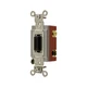 HUBBELL HBL1224L Wall Switch,Black,20 A;Back; Side,4-Way 3D366