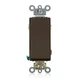 (10pk)Leviton 20 Amp Decora Plus Commercial Grade 3-way Rocker Switch, brown