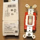 ONE Leviton 20A Quiet Grounding Toggle Switch X Heavy Duty Spec Grade Ivory
