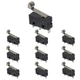 BOJACK Micro Limit Switch with Momentary Roller Lever Arm SPDT 1NO 1NC 3...