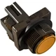 IDEC Izumi 41-10650 Yellow Push Button Switch 10A 600V Momentary 