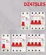 1PCS NEW Delixi DZ47sLES Air-Switch Circuit Breaker C-Type 1P+N 2P 3P 3P+N 4p
