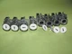 Schneider Electric ZB4BA334+ZBE101.Push Button.(LOT8PCS).NEW