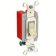 NEW, MIP - Hubbell Toggle Wall Switch: Single Pole, Ivory, 20 A; 6A700