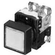 Fuji Electric AR22F0M-10E3W Switch Push Button N.O. SPST Extended Square Butt...