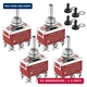 Joinfworld Momentary Toggle Switch 12V DC 3 Way 30 Amp DPDT 6 Pin (ON)-Off-(ON) 