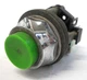 GREEN PUSH BUTTON, WESTINGHOUSE CONTACT BLOCK, PB1 A MODEL B  600V AC/DC