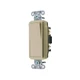 HUBBELL DS115I Wall Switch,Ivory,15A;Back;Side,SnglPole 5Z779