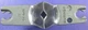 Burndy W4CVT Stainless Steel W Die, Index 8, Pin Diameter 0.2500", Gray