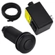 BESTILL Garbage Disposal Sink Top Air Switch Kit with Single Outlet, Matte Bl...