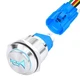 DaierTek Horn Button Switch 12 Volt Momentary Push 12V Air Blue 